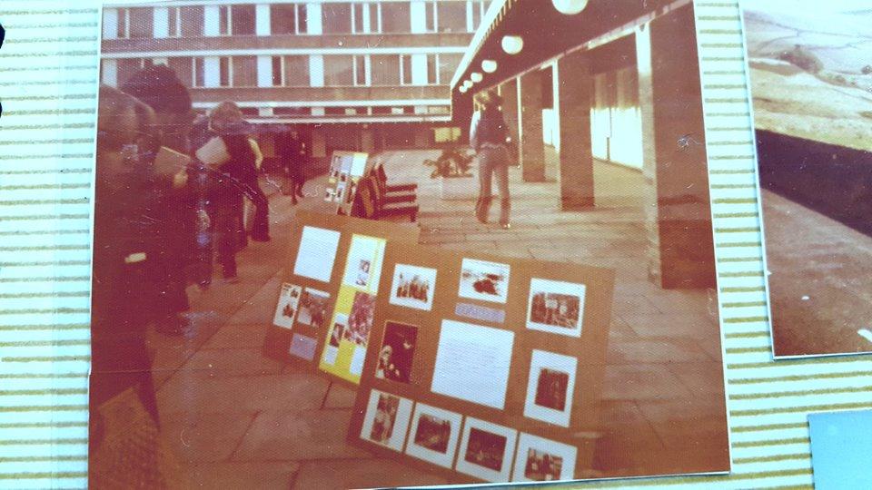 UJS_UK's tweet photo. In 1976, our travelling anti-fascism exhibition arrived at @LancasterUni - do any @LancasterSU delegates recognise the building from the photo? 

#UJS100 #NUSNC19 #NUSConf https://t.co/8Oc7BrxBP6