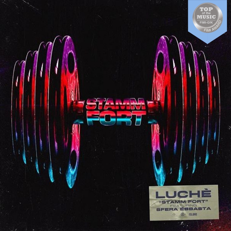FIMI_IT's tweet photo. E bravo @Luche_Official: #StammFort feat. @sferaebbasta è oggi certificato platino tra i #FIMIAwards. Complimenti! 🏋 https://t.co/2j81C5uR3x