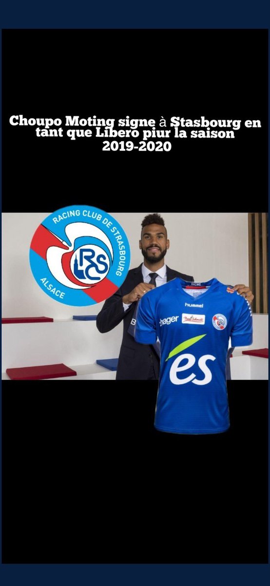 Maxstukatz's tweet photo. Strasbourg recrute Choupo Moting ! https://t.co/93myENwDAY