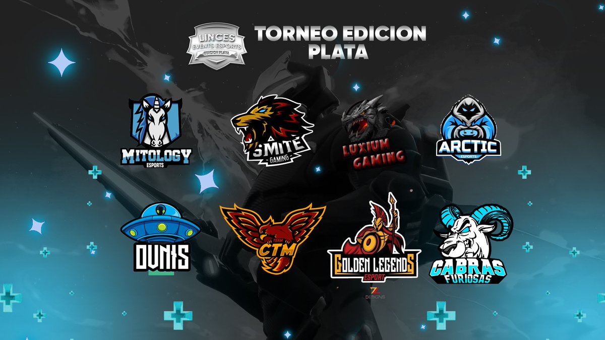 Presentamos los invitados para la Copa de plata de la linces cup!
- <a href="/OvnisEsports/">OVNIS E-SPORTS</a> 
-@MitologyEsport 
-<a href="/SmiteGaming_/">SmiteGaming</a> 
-<a href="/LuxiumG/">LUXIUM Gaming</a> 
-@ARCTICEsportsC1
-<a href="/Esports_CTM/">Team CTM</a> 
-@Golden_Latam 
-<a href="/CabrasFuriosas/">CABRAS FURIOSAS | eSports team</a> 
Responder con un presente!