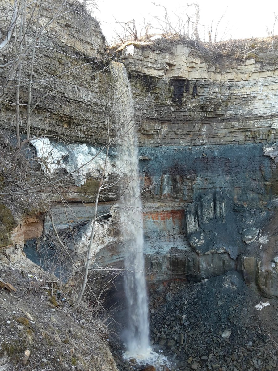 Jegalas, Keilas un Vallastes ūdenskritumi aprīļa sākumā.