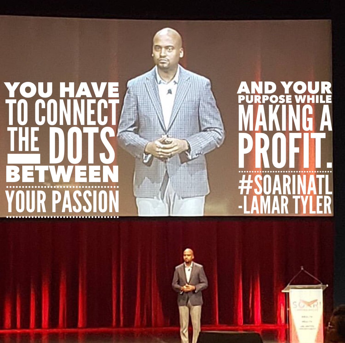 AlfredEdmondJr's tweet photo. I’m still processing all of the precious 💎💎💎💎💎 and dropped 🎤🎤🎤🎤🎤 at #SOARinATL. As emcee for the day, I literally had THE best seat in the house! This speaker lineup was 🔥🔥🔥🔥🔥! 

#SOARinATL #TheSuccesspert #itsgoodtobeme #Godisgood @blackenterprise https://t.co/EvOTeP9Jhv