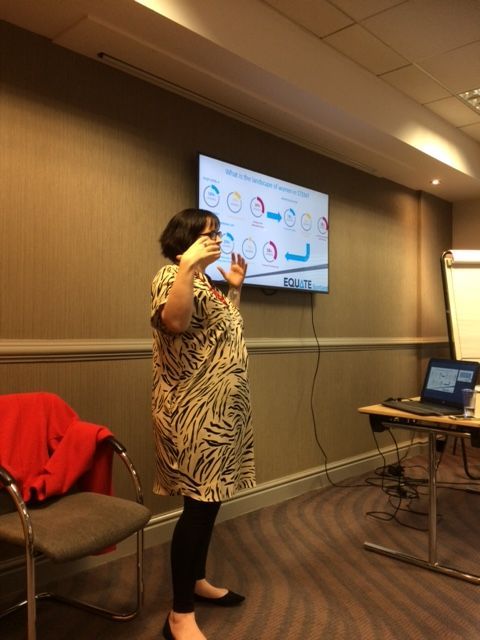 IMechEGlasgow's tweet photo. Thanks to Allison Johnstone of Equate for a talk on gender imbalance in STEM and how Equate are working to improve women's progression and retention in these sectors. She also covered Equate's free career development opportunities for women in STEM in Scotland. #equatescotland https://t.co/tybWYzJXWA