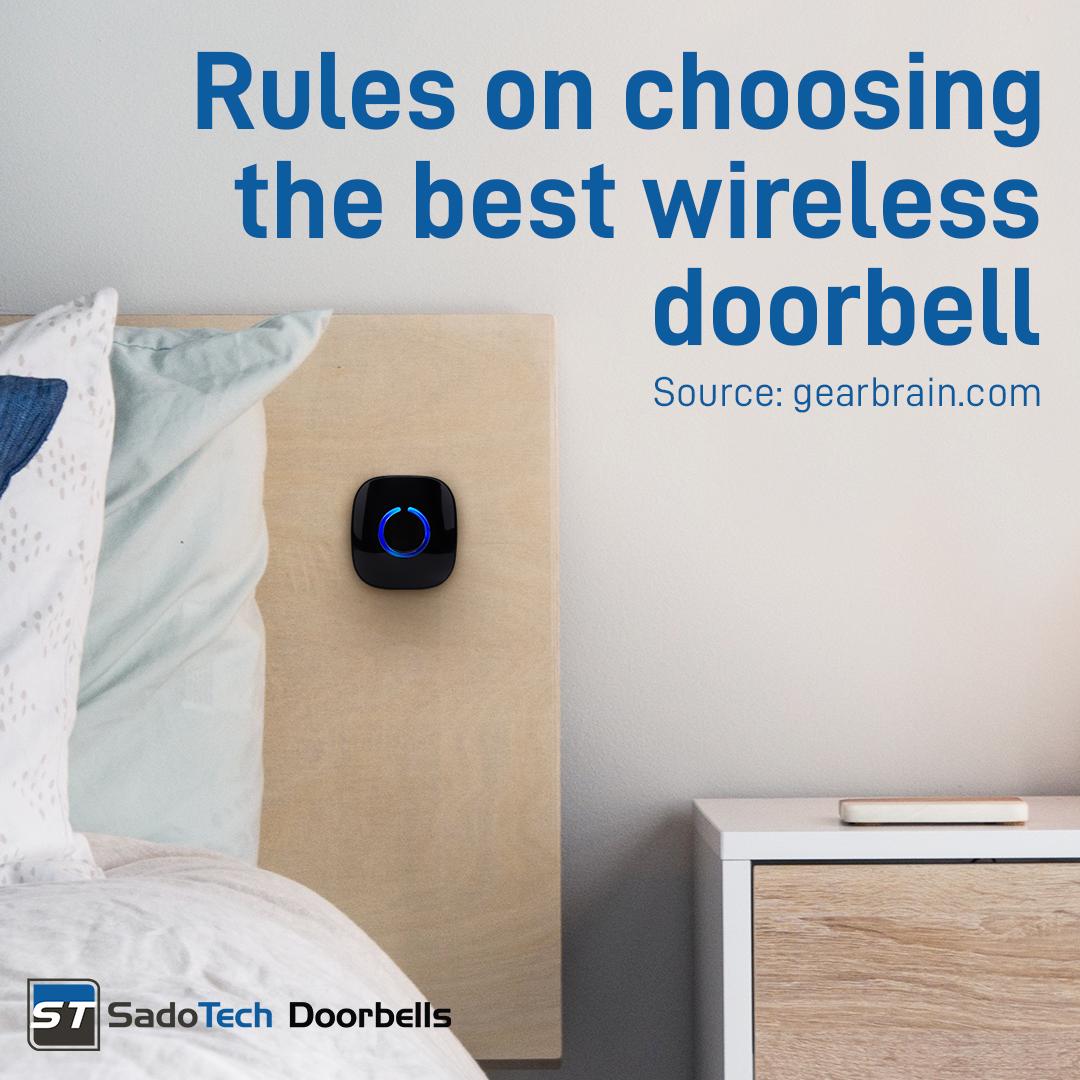 SadoTech's tweet image. "Planning to purchase a wireless doorbell for your place? Here are some of the things you should definitely consider! 

Read more here: gearbrain.com/best-smart-wir…"