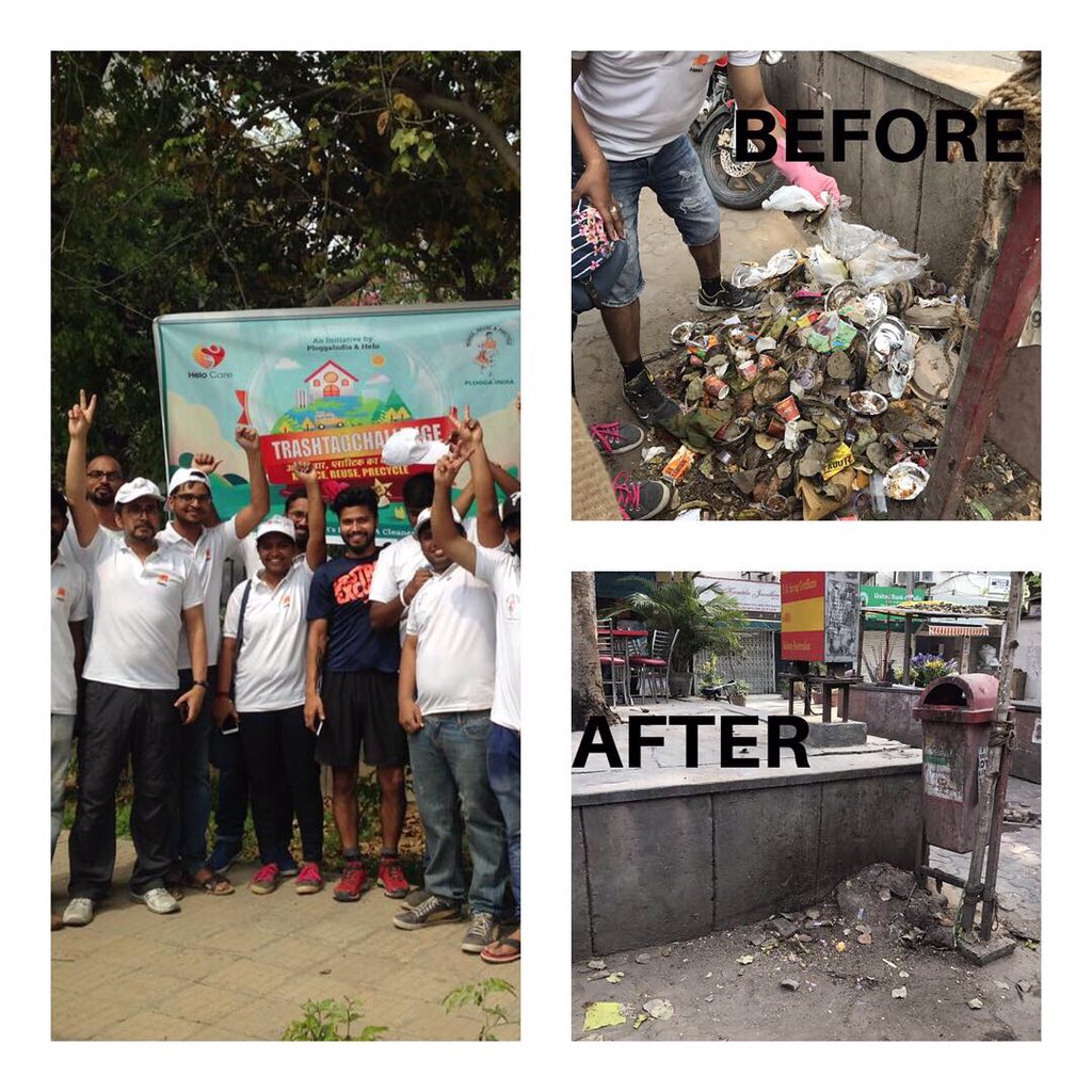 PloggaIndia's tweet image. .@ploggaindia collaborated with @Helo_IN to cleanup C.R Park &amp;amp; activate residents to fight the litter problem. This was Delhi&apos;s 1st community-led #plogging initiative. With Plogging as the primary narrative we discussed issues that need urgent redressal #SolveDifferent