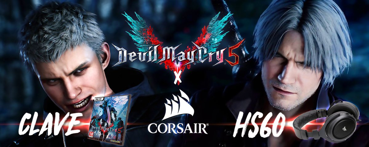 LazaPLAYS's tweet photo. Lo más gratificante de cazar demonios en DMC5 es escuchar sus gritos con el headset Corsair HS60 😈

¡Nuevo sorteo gracias a Corsair y @DevilMayCry ! Para participar:
- Seguir a @CorsairSpain y @LazaPLAYS
- RT 🔃
- Prepararse para cazar demonios CON ESTILO.

¡Mucha suerte! https://t.co/uwzt1tcgGX