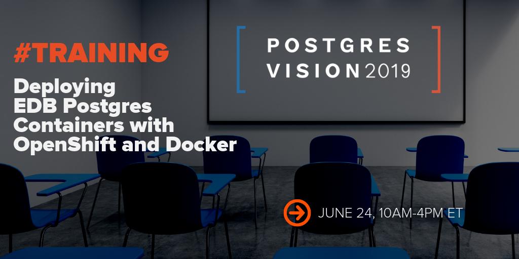 Edbpostgres On Twitter Postgres Vision Kicks Off On Monday