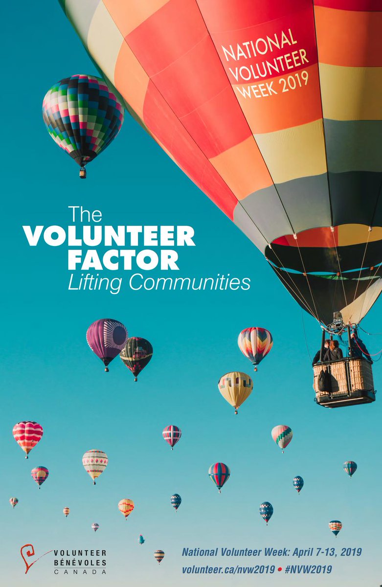 Happy National Volunteer Week 

National Volunteer Week (NVW) is a time to celebrate and thank Canada’s 12.7 million volunteers. This year's theme is: “The Volunteer Factor – Lifting Communities.”
Thanks to our Volunteers who help us lift Communities. #LdnOnt #IamLondon