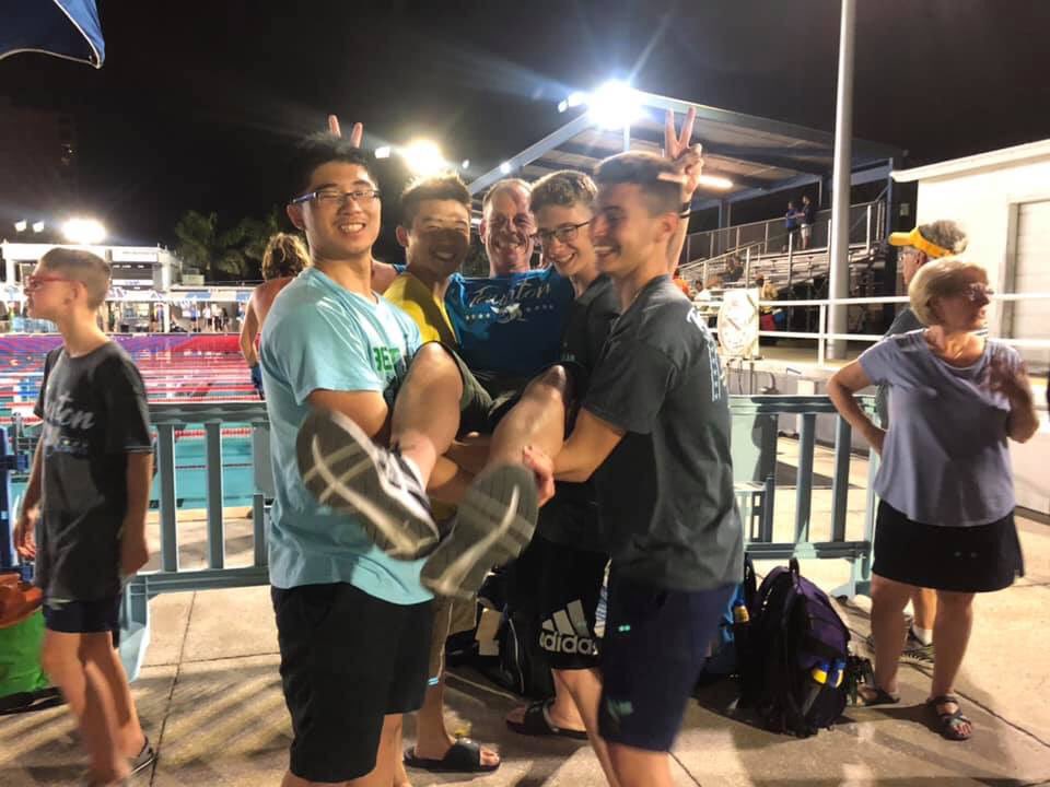 Joe_Callahan_'s tweet photo. 17 races...
3100 yards...
16 top ten finishes...
10 place overall !
#proudparents 
#swimfaster 
#BrayTee ❤️ https://t.co/1IE7S9qSmd