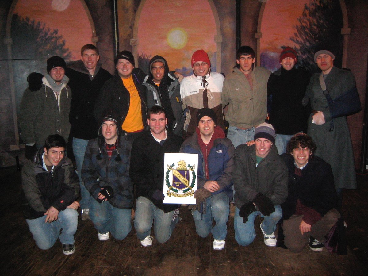 pilamtemple's tweet photo. Ten years ago with alumni and IHQ support, the PA Alpha Delta chapter was re-colonized by an energetic group of lunkheads. The initiation was at a farm in Souderton, PA. And the chapter has continued to grow stronger ever since. #NotFourYears @PiLam1432 @PiLambdaPhi https://t.co/hF1xtziwVd