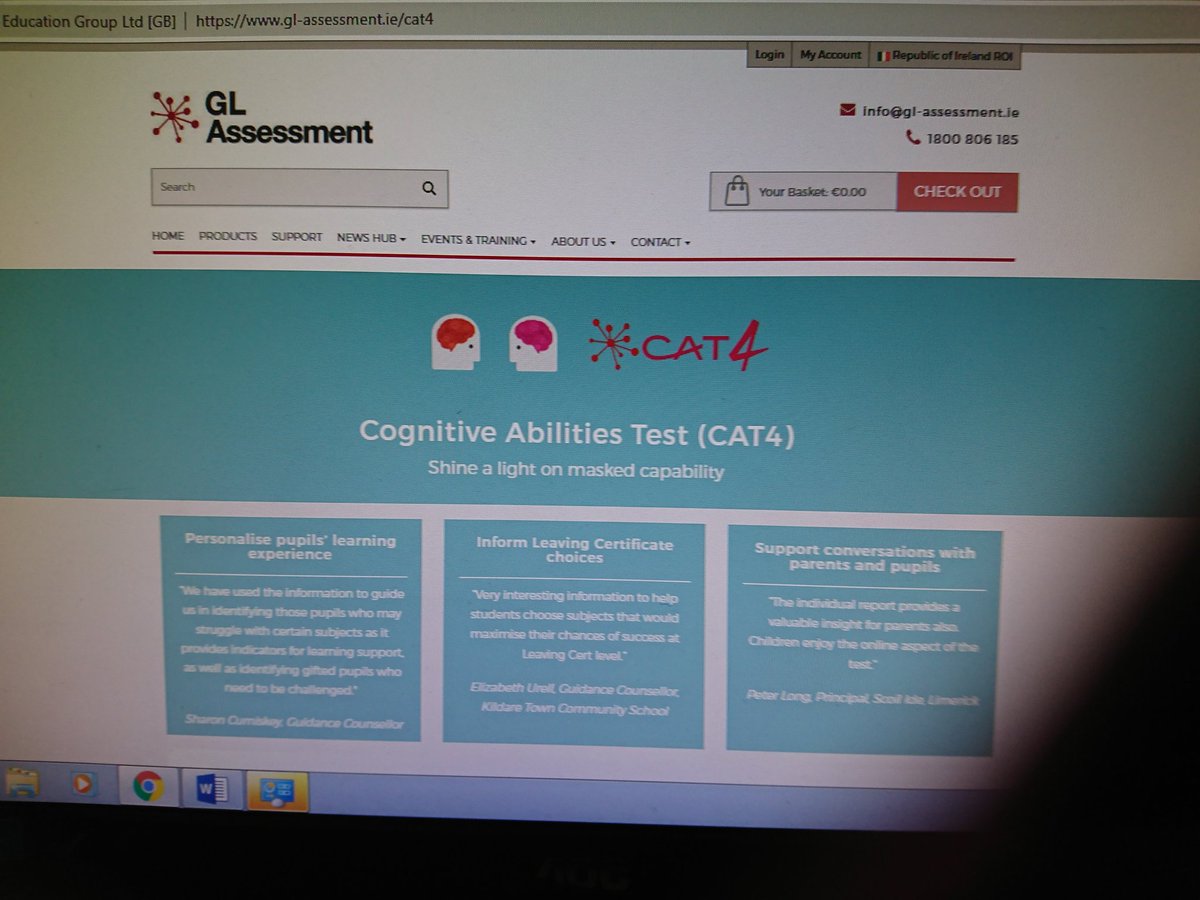ktcscareers's tweet photo. @gl-assessment Great to be associated with company #glassessment #cat4 #education #testingforschools https://t.co/ONmCrUWfBg
