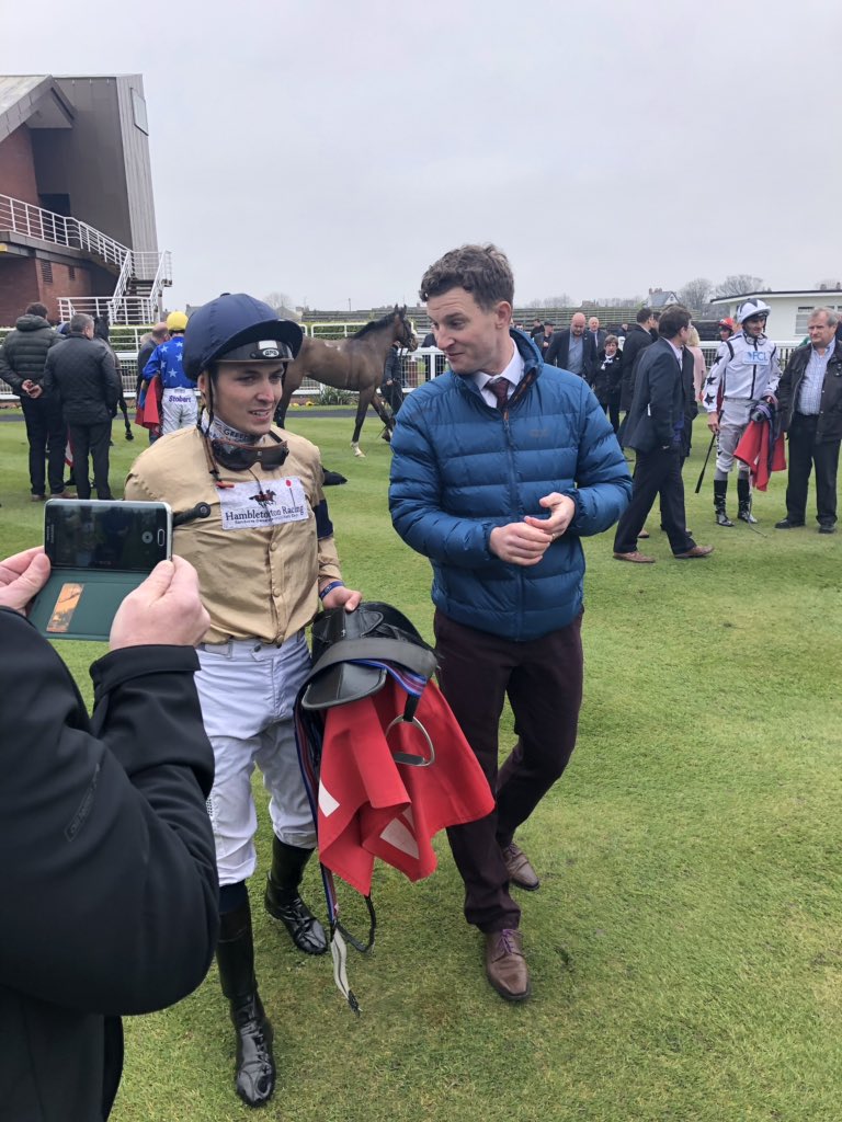 Doon1976's tweet photo. Educational first race, will have learnt a lot and a good start to her racing career 
#Mavis
#FlightOfThunder https://t.co/UFOynd008A