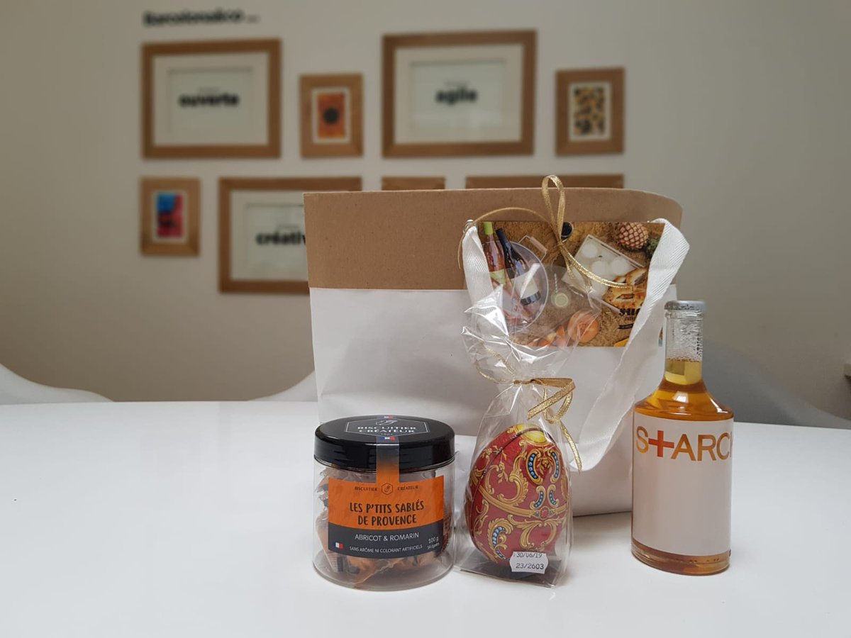 Un air du sud dans les locaux de <a href="/barcelonaandco/">Barcelona & co</a> aujourd’hui.
Au menu, oeufs de fabergé en chocolat et calissons à la cerise. Le tout est 100% artisanal bien sûr ! Nous remercions <a href="/SudCorner/">Sud Corner</a> pour cette délicieuse sélection. #MadeInSud #design 
A retrouver: sudcorner.com
