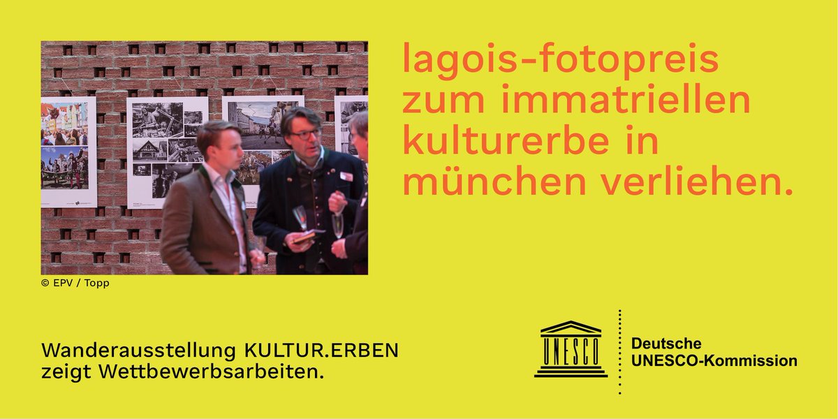 unesco_de's tweet photo. Unter der Schirmherrschaft von @UNESCO_de wurde in München der #Lagois-Fotopreis zum Immateriellen Kulturerbe verliehen. Ausgezeichnet wurde Chiara Dazi (@FrauLoesung) für ihre Reportage #Wandertage über Frauen auf der #Walz.
📸 https://t.co/yDNEaclJvB
#ImmateriellesKulturerbe https://t.co/gWt1jp2DqN