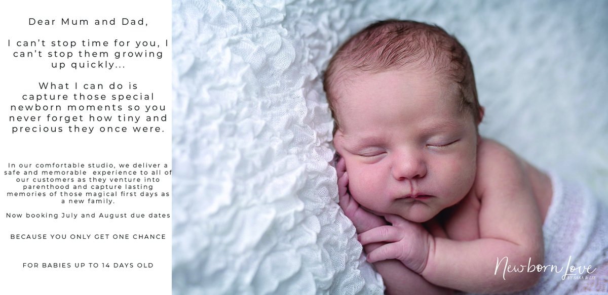 Now booking July/Aug due dates. Our flexible booking system allows our clients to book ahead of their due date to secure their session.