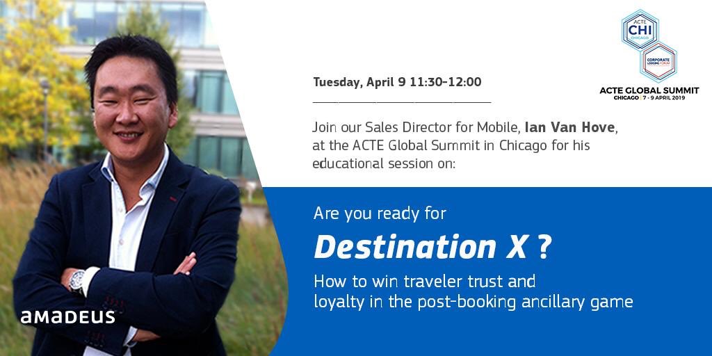 Excited to be in Chicago for #ACTEchi19 #mobile #travel