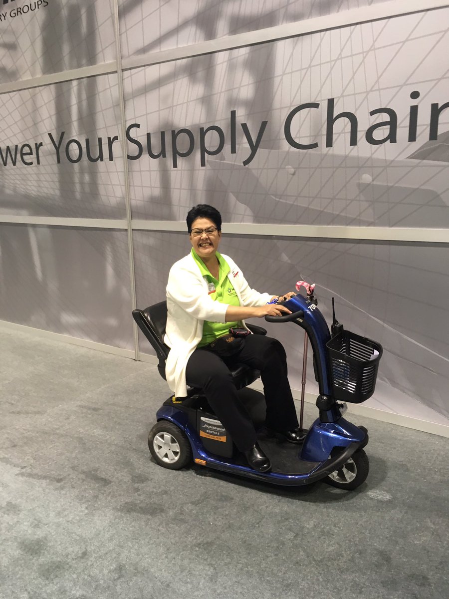 poweredbymhi's tweet image. @mhi_roseH is a bit injured for this #ProMatShow, but still happily zooming along on her scooter, finding ways to help. If you see her, give her a shout out!