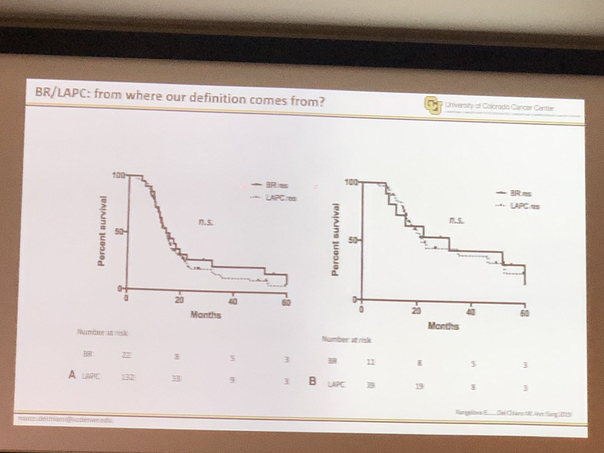 LVSelbs's tweet photo. Lucky to hear from @chiaro_del on his approach to LA/BR pancreas cancer: redefining the definition of “resectable” following NAC in #PDAC at @CUDeptSurg @CUCancerCenter @CUSurgOnc. Great work happening here #PancChat #ComeForTheTraining #StayForTheLeaders #CUInTheOR https://t.co/XK0Khw6VL0