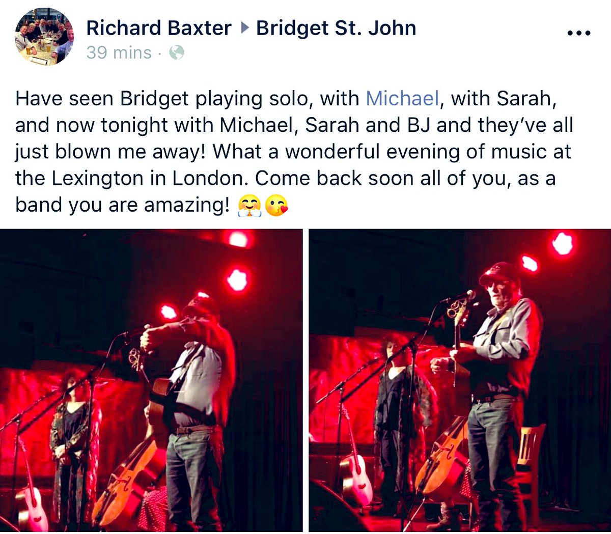BridgetStJohn1's tweet image. Thanks to everyone for an amazing #UK Tour! Great to see fans, friends &amp;amp; family along the way. Thanks @qualifiedsur &amp;amp; @SarahSmout2 &amp;amp; BJ for everything. And special thanks to my Facebook page fans for sending photos and their reviews!