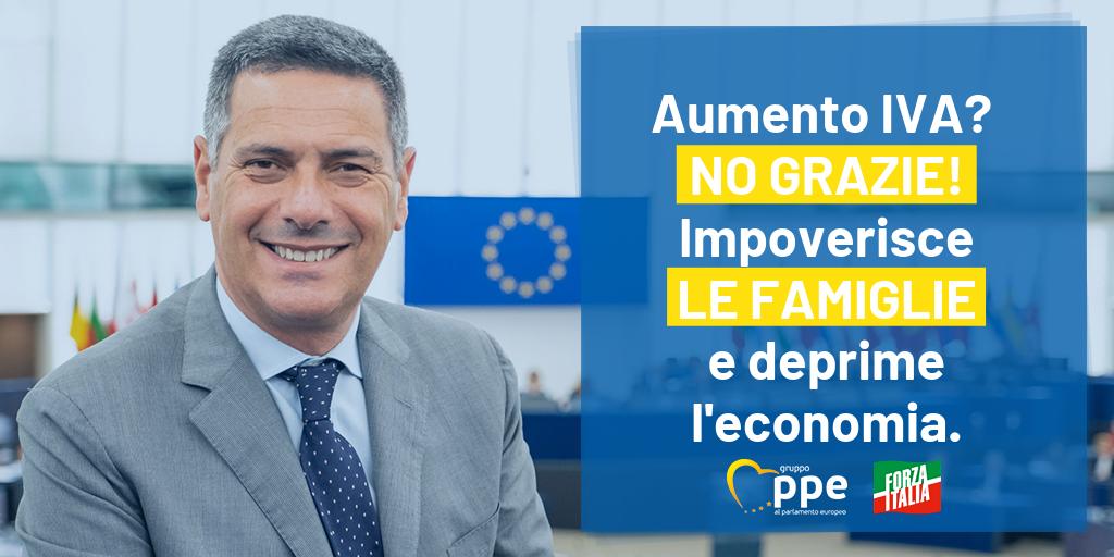 Aumento #Iva? No, grazie! Il Governo non può scaricare i costi dei suoi errori sulle famiglie italiane! <a href="/forza_italia/">Forza Italia</a>