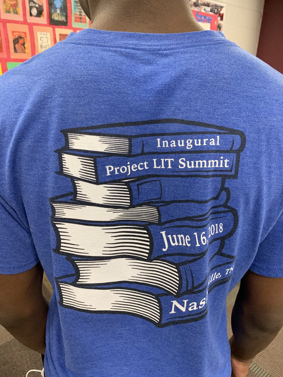 jarredamato's tweet image. Ready for #ProjectLITSummit19! 📚💙🖤