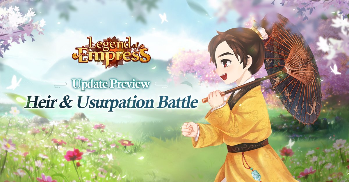 LegendofEmpress's tweet photo. #legendofempress update preview: Not Only Baby but also Heir. We are going to experience #GameofThrones in LoE! 
Click the link to learn more: https://t.co/M2qabVmtqs https://t.co/t4TDnwvnvz