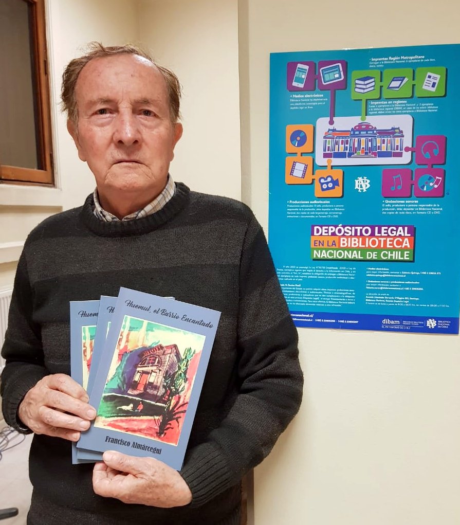 BuzetaIvan's tweet photo. #DepósitoLegal en #BNdeChile de “Huemul, el Barrio Encantado”, de Francisco Almárcegui.  Cumplimiento de Ley 19.733 artículo 14(depósito Legal), https://t.co/V7FsrnFLyB https://t.co/p1joOI5Pzq