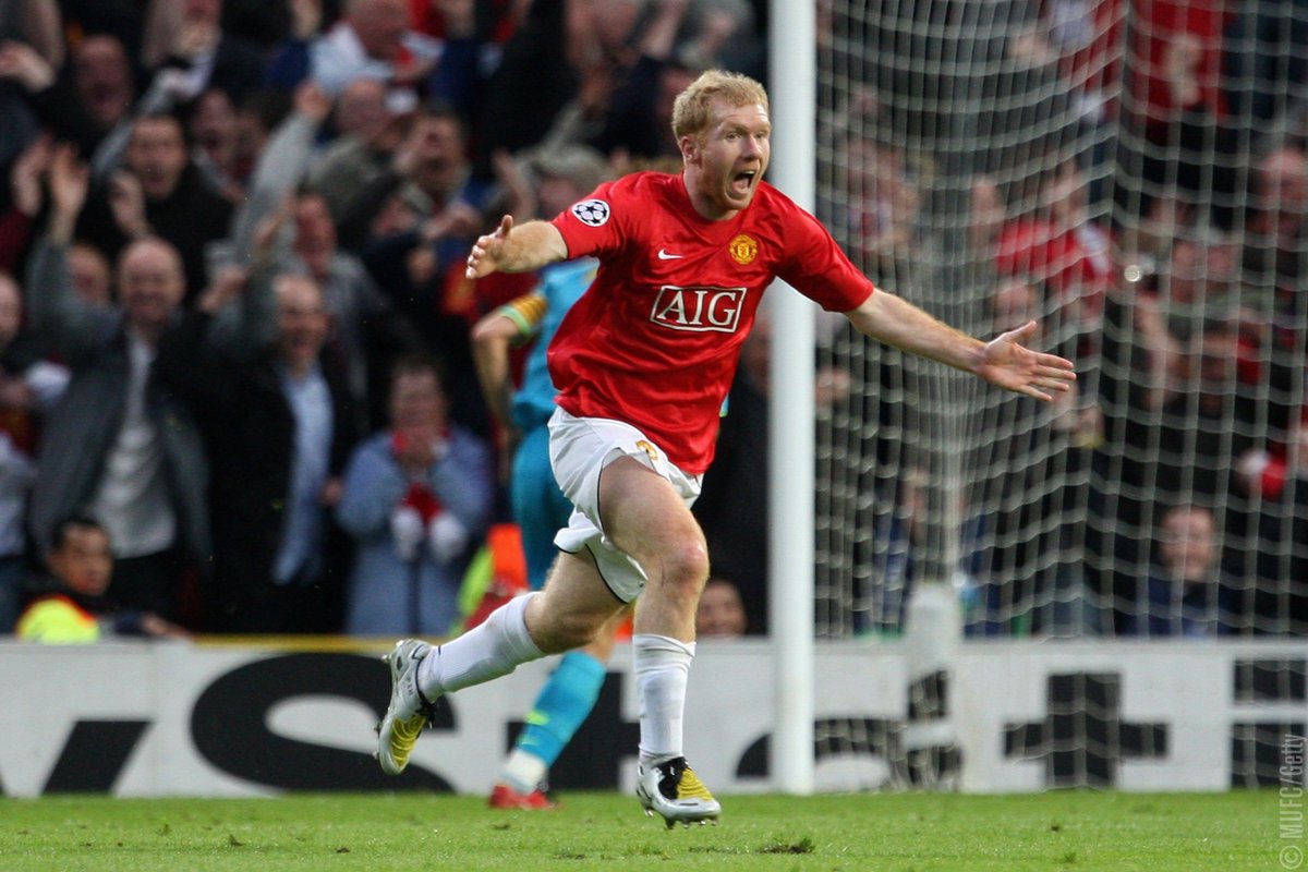 Q5) In the 2008 #UCL semi-final second leg against Barcelona at Old Trafford, Scholesy scored in a famous 1-0 win. In which minute did his goal come: 10’, 14’ or 18’? #MUquiz