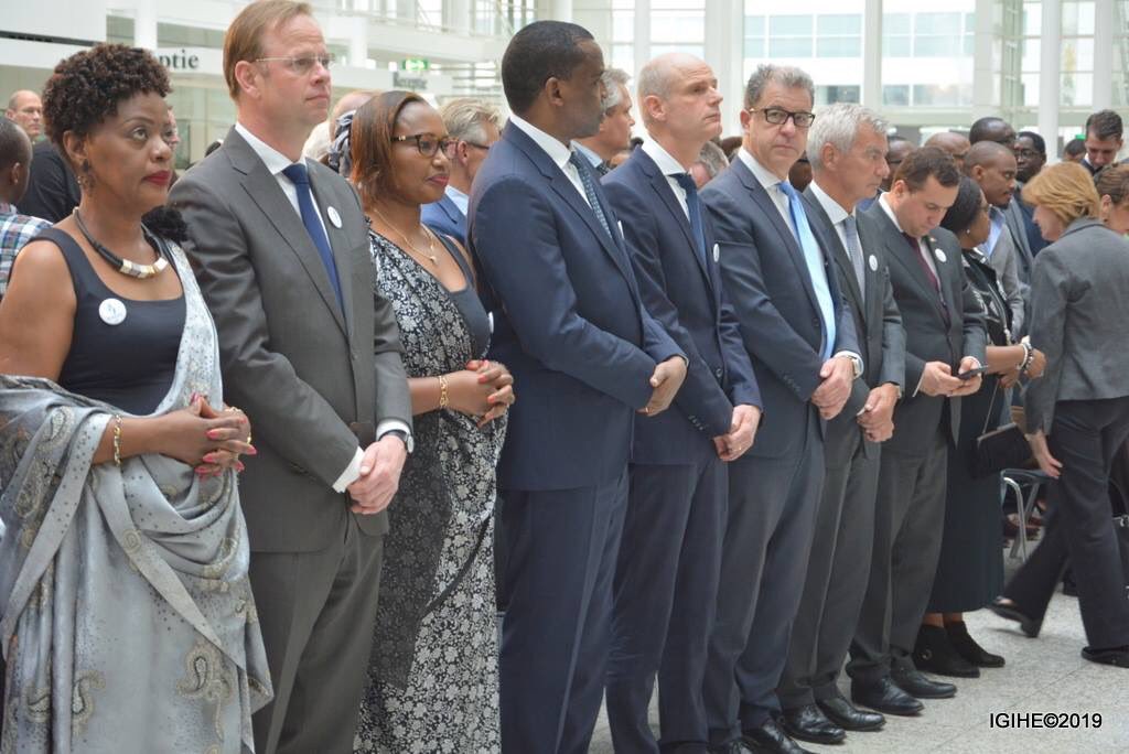 JPKarabaranga's tweet photo. Thanks Professor #JanPronk a #FriendofRwanda for being with us for #WalkToRemember2019 & Kwibuka25 in @GemeenteDenHaag CityHall https://t.co/T5xhYqkCbS