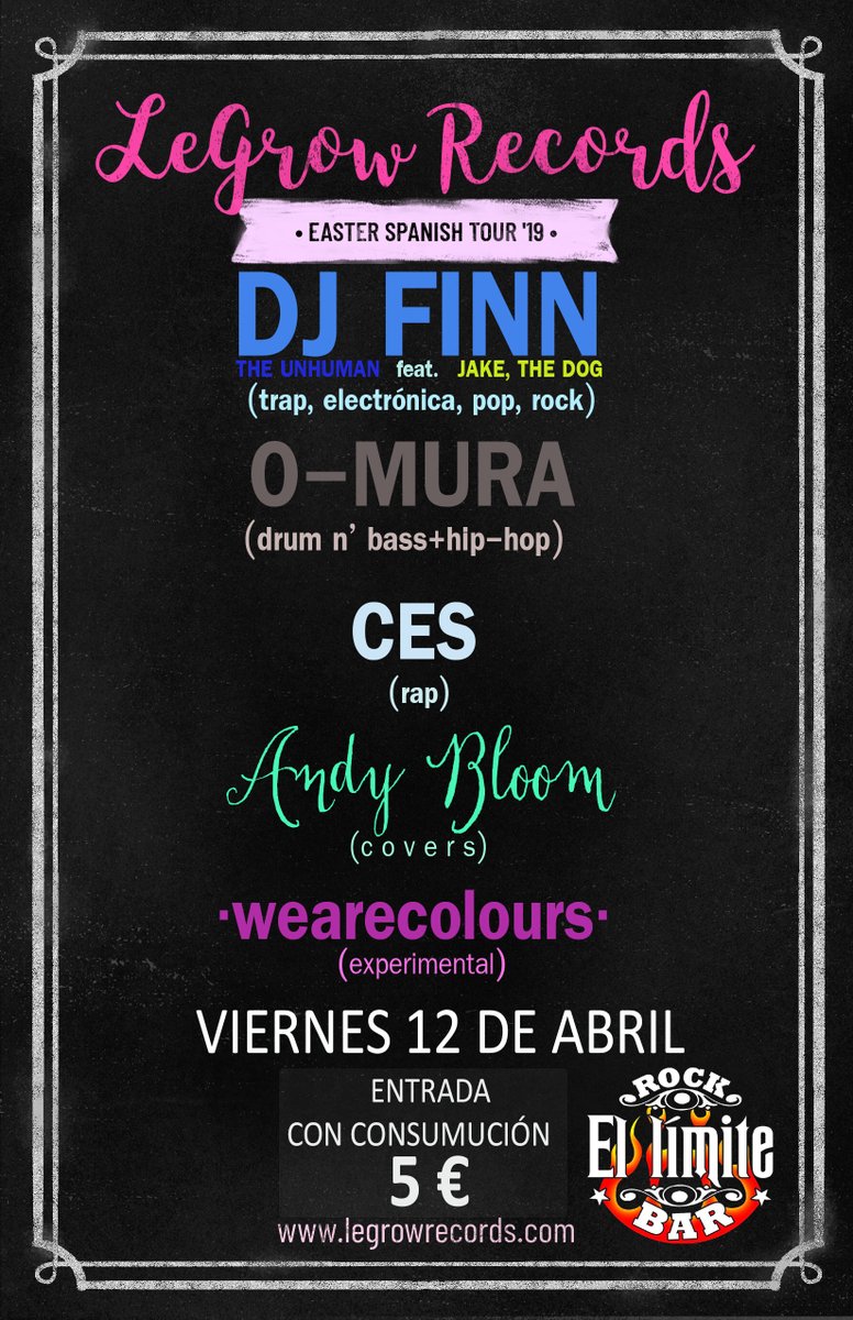 _wearecolours's tweet photo. Aquí está el cartel!! Estaré en Collado Villalba, junto con mis compañeros de gira!! si si!! gira!! si soy de fuera de Madrid. quizá podamos vernos... En Valencia? Alicante? Barcelona? Zaragoza? Albacete? Murcia? https://t.co/wsi3DMRbVi