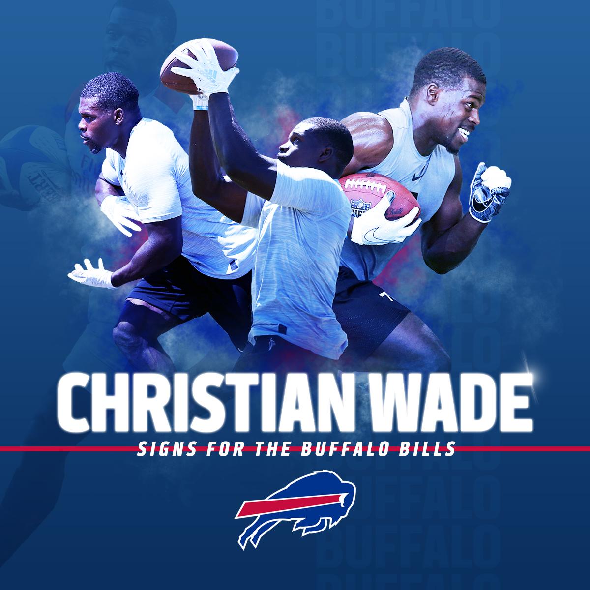 Welcome to the NFL 🏈 

<a href="/ChristianWade3/">Christian Wade</a> signs with the @buffalobills 🇬🇧