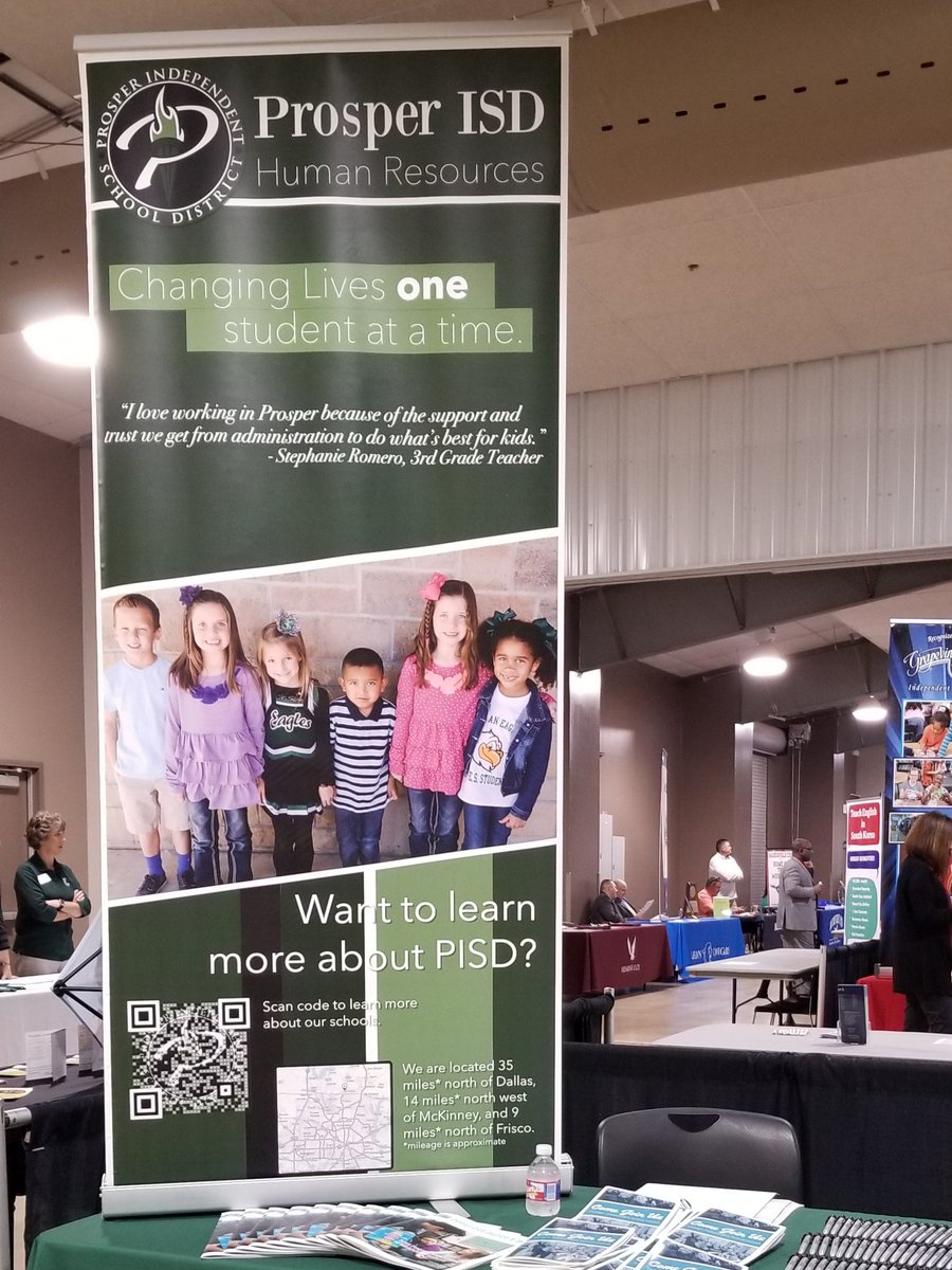 Looking for outstanding teachers to join our growing district! <a href="/ProsperISD/">Prosper ISD</a> @ProsperISDHR