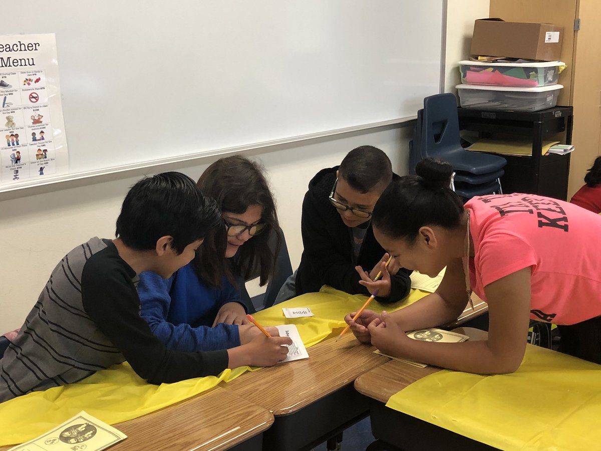 CherylSchriewer's tweet photo. Mrs.Schriewer’s home room trying to escape Emoji Planet using STAAR strategies! #wegotthis #RodriguezES #SISDlearners https://t.co/lAu4NytJpT