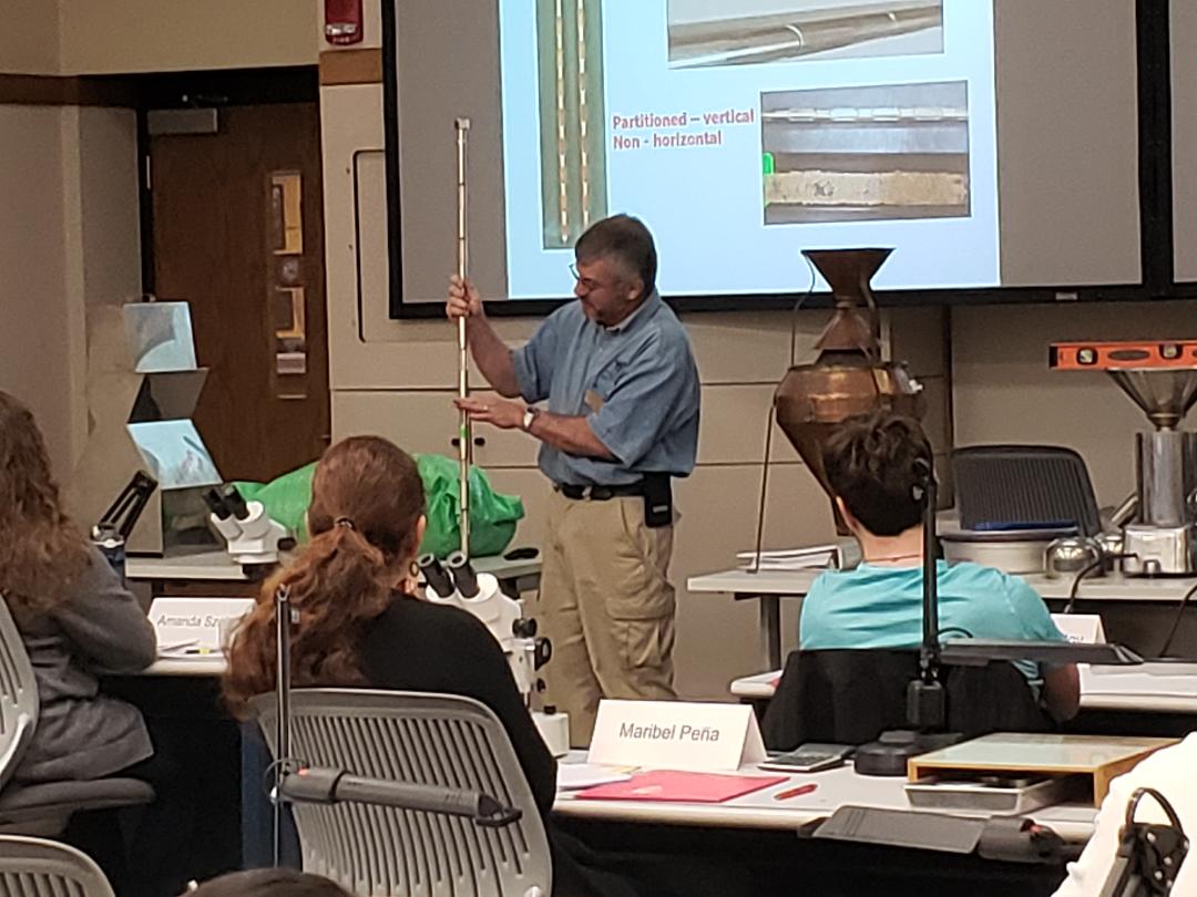 ISUSeedSci's tweet photo. SSC Seed Laboratory Manager, Mike Stahr, kicked off Purity Week bright and early today! Do you know about the short courses and workshops for seed industry professionals and students? Check them out at https://t.co/EwxDJ8JCvu! #seeds #seedpurity #seedprofessional #seedlearning https://t.co/KTzPn6NnQj