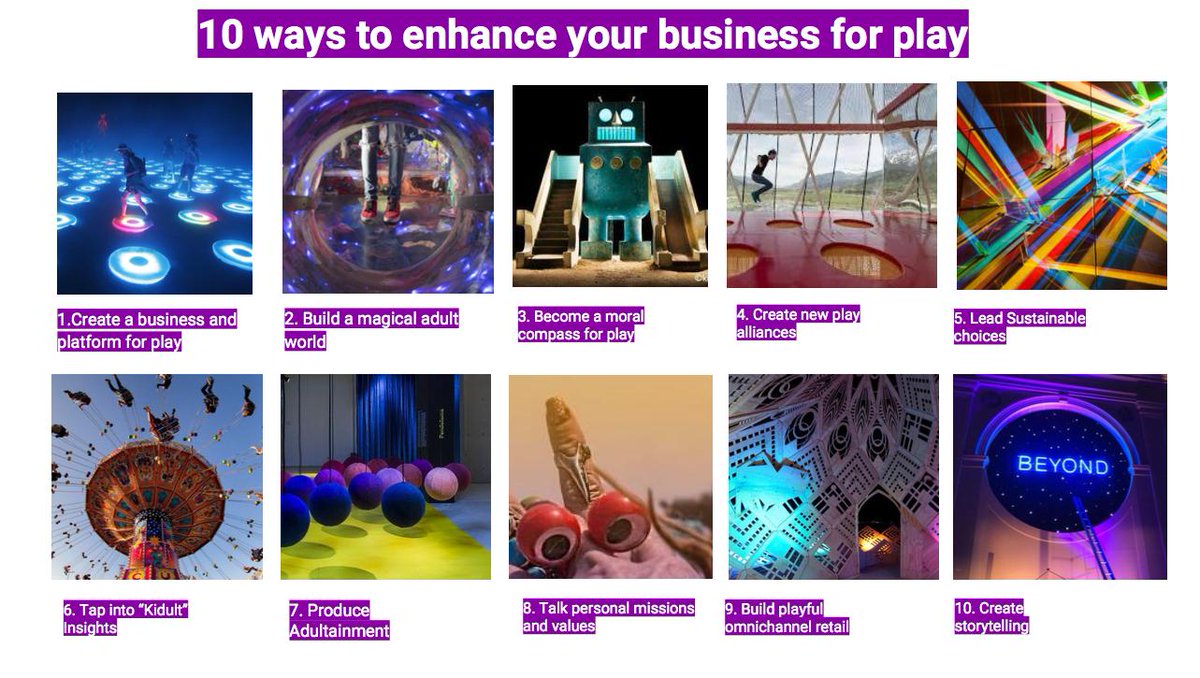 Launching a product or service in 2019/2020? MORE PLAY! Check out how to enhance your business with play #MorePlayeverday
docs.google.com/presentation/d…