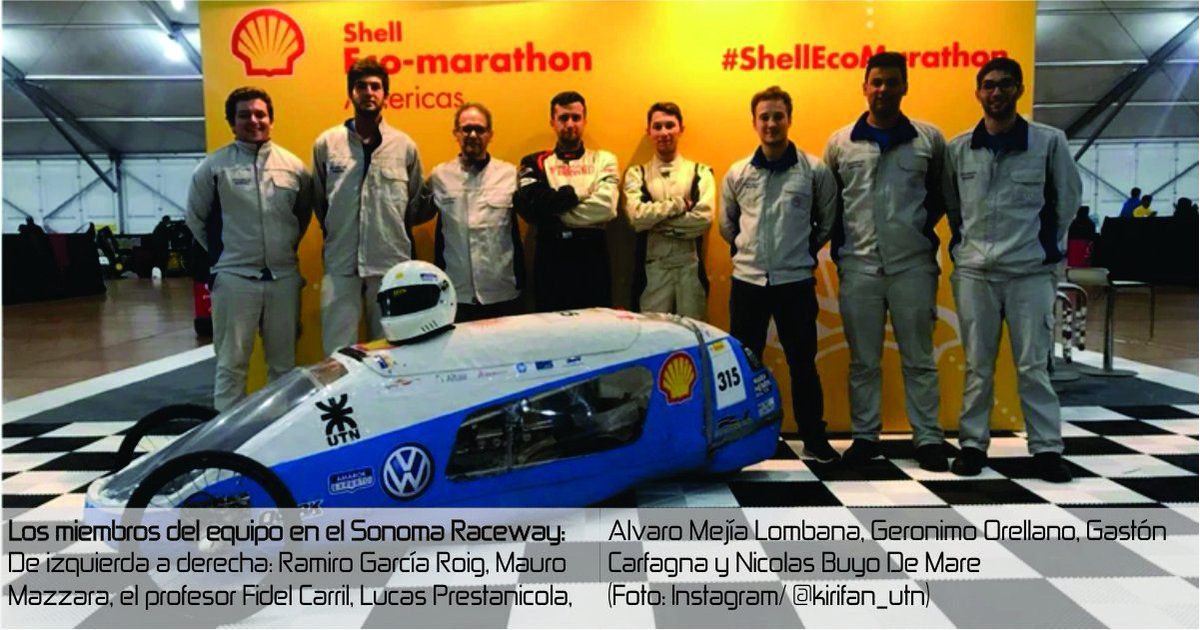 utnsanrafael's tweet photo. En California se realizó la #ShellEcoMarathonAmericas, competencia anual dirigida a estudiantes que diseñan prototipos que deben ser energéticamente eficientes.
El equipo @kirifan_utn de la #utnfrgp quedó sexto en esta competencia demostrando la capacidad de innovación uteniana. https://t.co/4vWLXhdUHB