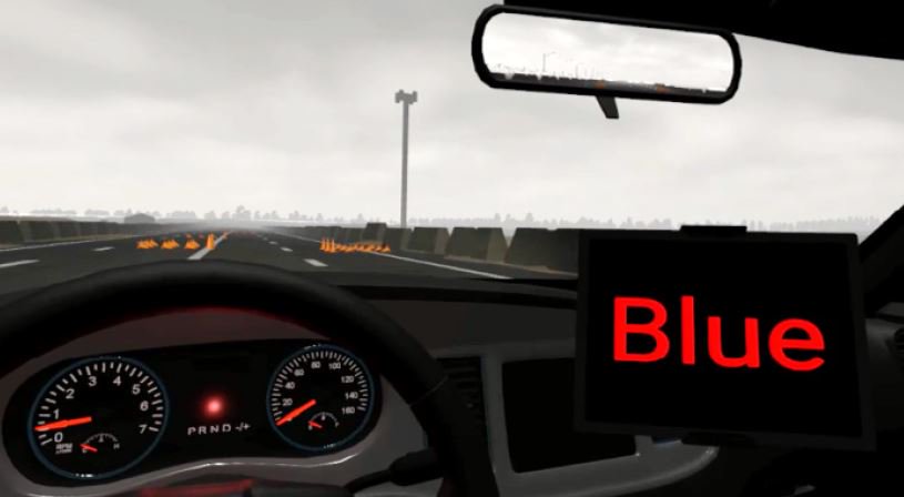 April is national distracted driving awareness month. Our Stroop exercise was introduced to help people understand how checking their phones can affect their driving. The driver had to ignore the word and call out the color of the font. #distracteddrivingawarenessmonth