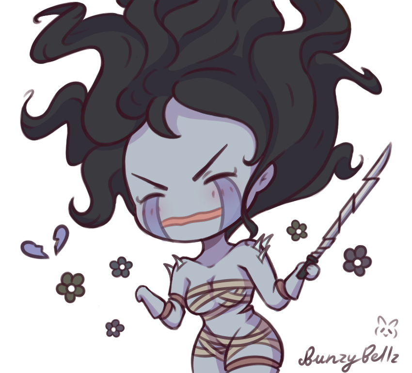 BunzyBellz's tweet photo. AYAYA Spirit and her crying counterpart when she gets run around for 3 gens in the very first minute and everyone survives ;  A ;
Kudos to those who get the reference ;w;
#DeadbyDaylight #thespirit #DeadbyDaylightfanart #dbdfanart #rinyamaoka https://t.co/x9yo4YCJ3i