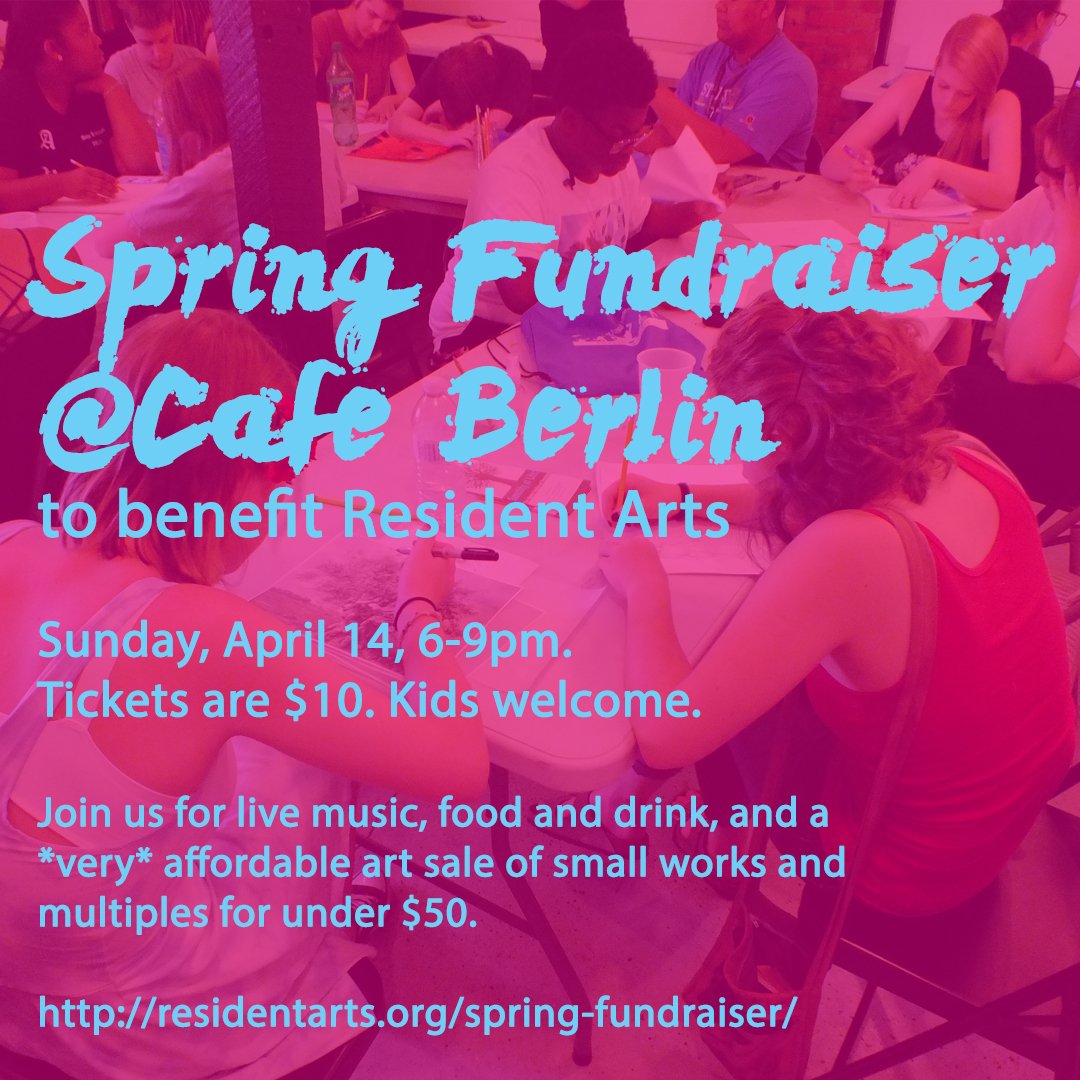 ResidentArts's tweet photo. Join us this Sunday for our Spring Fundraiser! Art, Music and Tacos! - https://t.co/fl5pYHP5qw https://t.co/16vjuPV5B2