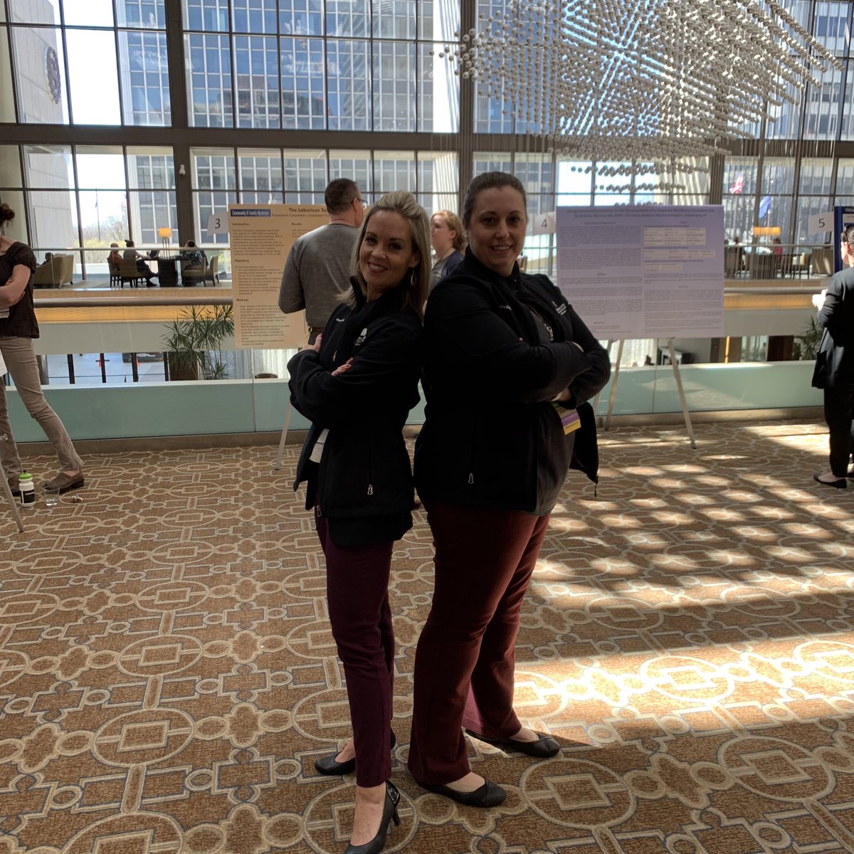 doctorakdiaz's tweet photo. When your the Program Director who has been twinning with your Program Coordinator for most of the conference, you have to tweet it! #SquadGoals @TheAFMRD @aafp @AzAFP #pdwrps #aafpPDW https://t.co/YncLbzmIxD
