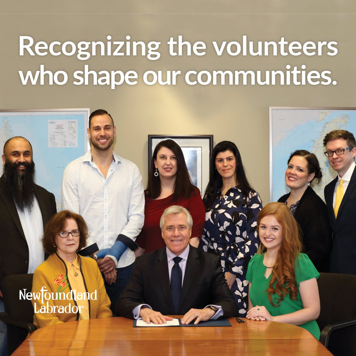 GovNL's tweet photo. It's #VolunteerWeek2019 in our province! This year's theme is Volunteer Factor — #LiftingCommunities. @PremierofNL encourages all Newfoundlanders and Labradorians to celebrate the inspiring and immeasurable work of volunteers https://t.co/PKwcj8qWo2 #GovNL https://t.co/LwrXQM2lo3