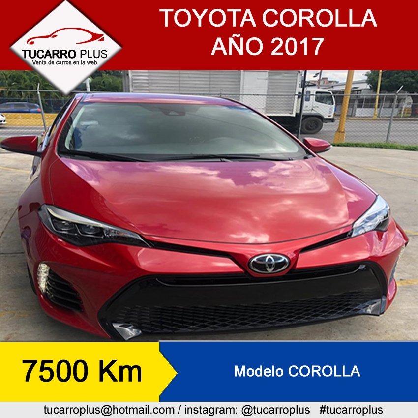 tucarroplus3's tweet photo. Vendo. TOYOTA COROLLA
.
7.500 Km
.
En MARACAY
.
Precio: CONSULTE
.
#tucarroplus #ventacarro #aragua #carabobo #caracas #venezuela #maracay #valencia #cars #like #Sigueme #followme #vehiculos #instagram #carros #Toyota #chevrolet #ford #audi #Mitsubishi #felizJueves #8Abril #bmw https://t.co/OARf1kT4Dl