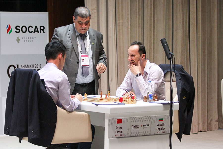 ShamkirChess's tweet photo. Shamkir Chess 2019- 8th Round 5th Press Conference

#VugarGashimov #ShamkirChess #SOCAR #ShamkirChess2019 #chess #sahmat #SynergyGroup #Bakuchess https://t.co/64CaJF4haj