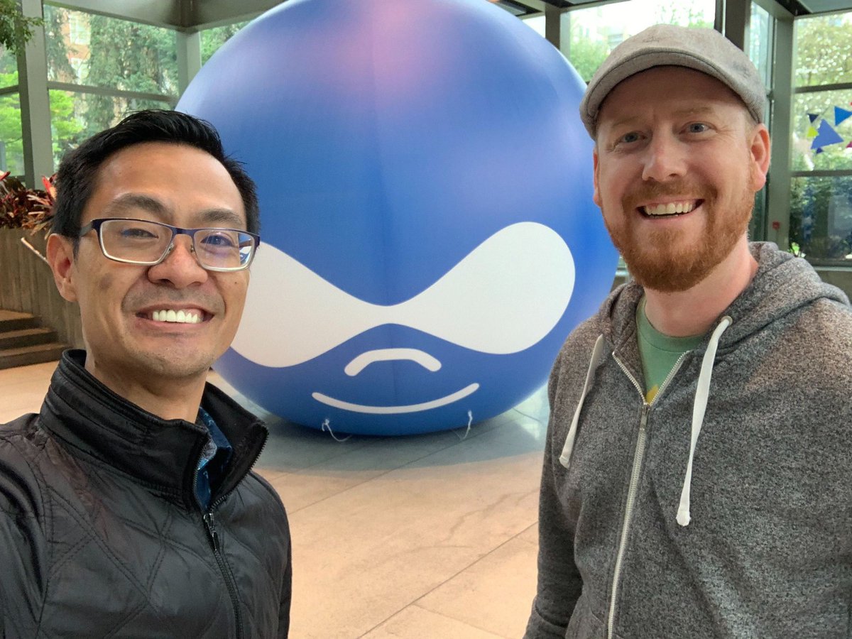 richjhammond's tweet photo. First day of sessions at #DrupalCon. Great venue, people, organization, content...and food! Bringing all the goodness back to @upanup. https://t.co/GakRaT7uUy