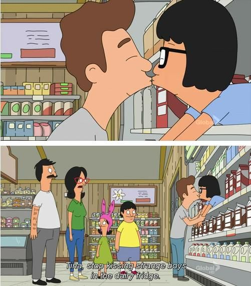 asleepby9's tweet photo. @KarenKilgariff  hearing your Gelson's story made me think of when Tina fell in love in the dairy section. https://t.co/U4Run0tkgV