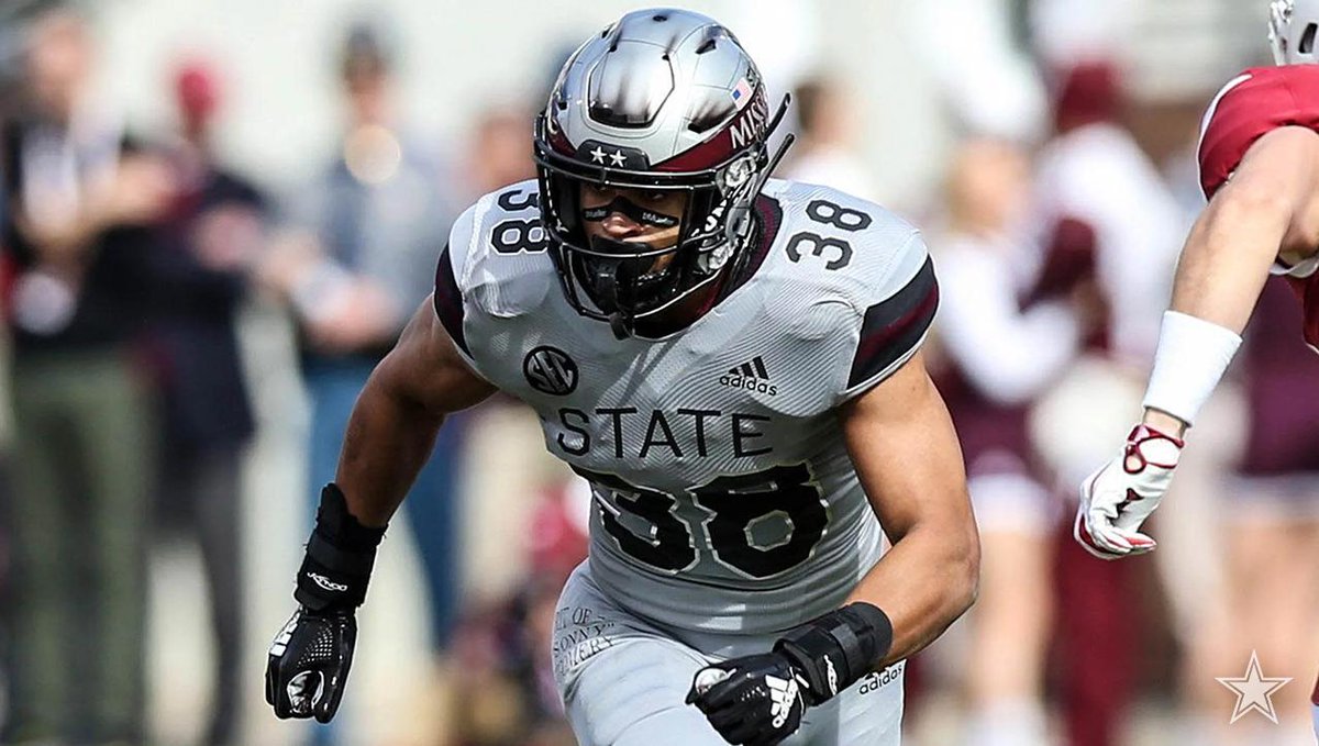 dallascowboys's tweet image. With the #DallasCowboys first #NFLDraft selection coming at pick No. 58, @HelmanDC analyzes Mississippi State safety Johnathan Abram, and how he could fit into this team.

📝 bit.ly/2Z0IjEq
