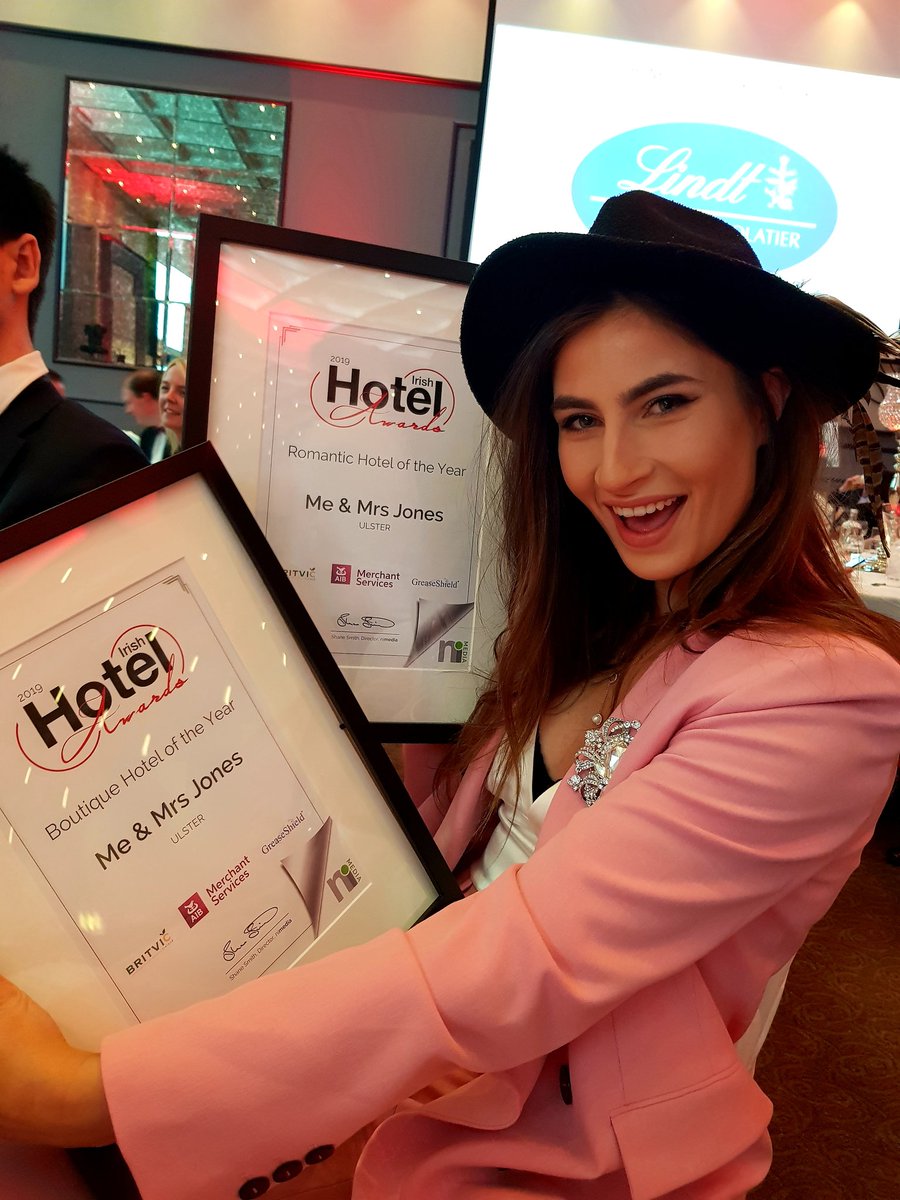 2 out of 2! 😊

Romantic Hotel of the Year 

#delighted #meandmrsjones #portstewart #boutique #hotel #irishhotelawards2019