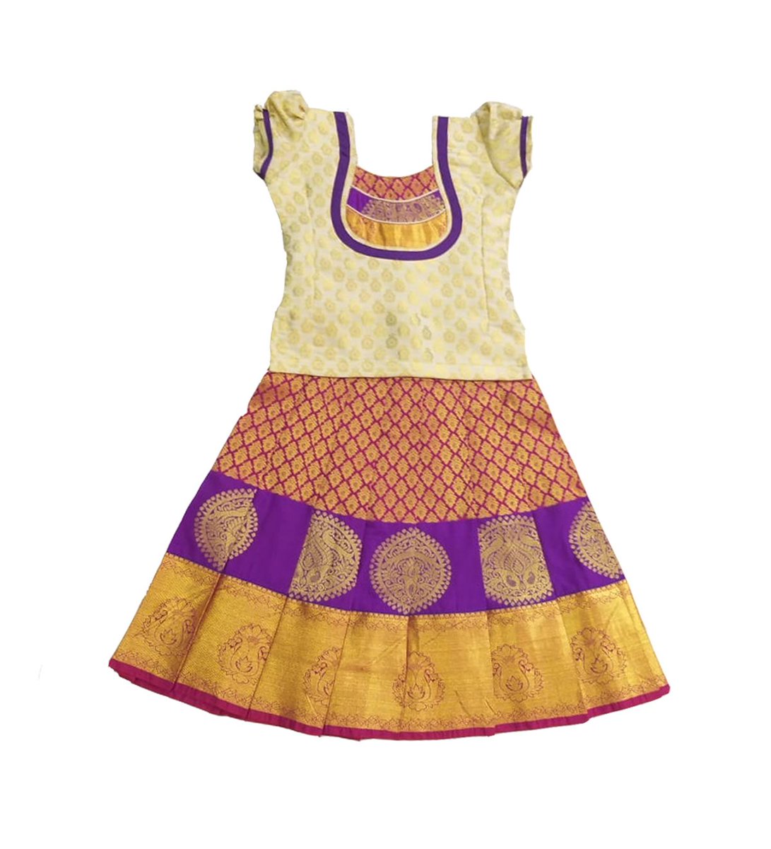 pattu pavadai for 10 months baby