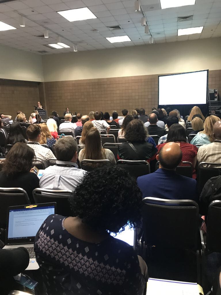 insightsoftware's tweet image. Everybody wants to sit in the front of THIS class! Patty Stoddard of @ECSU packed the house today at her #elive19 presentation about how #SpreadsheetServer has revolutionized the university&apos;s #financial #reporting.