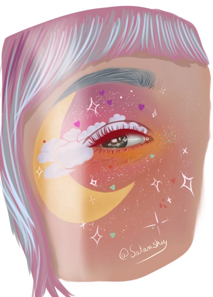 Sxtansky's tweet image. Hellooow 🦋 I’m Satansky and I’m a new artist on twitter 🙋🏿‍♀️⭐️